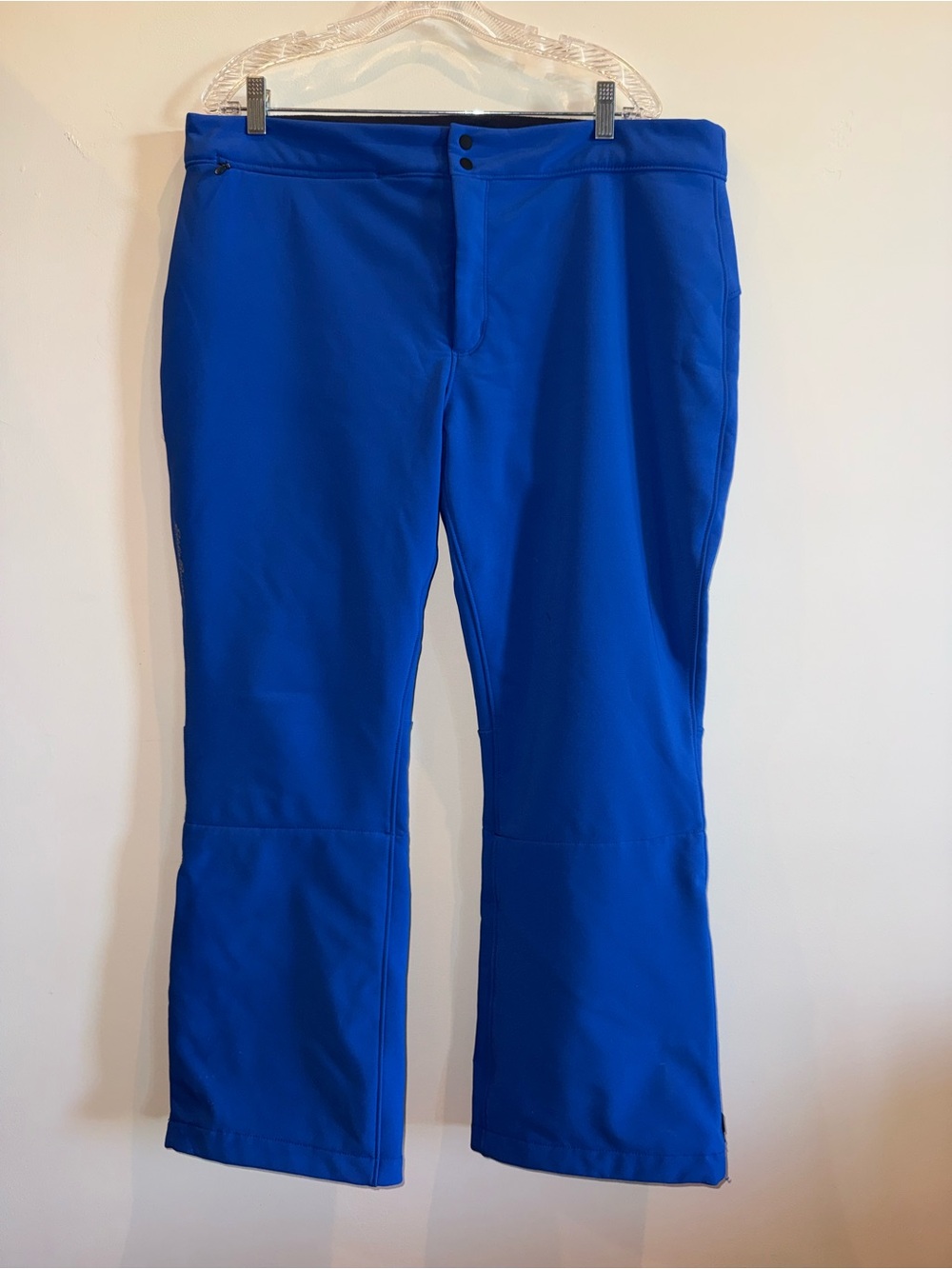 Eddie Bauer Blue Soft Shell Snow Pants